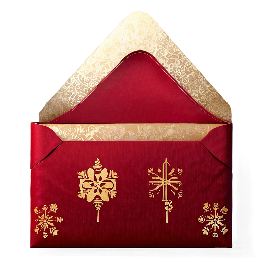 Festive Red Envelope Png 90