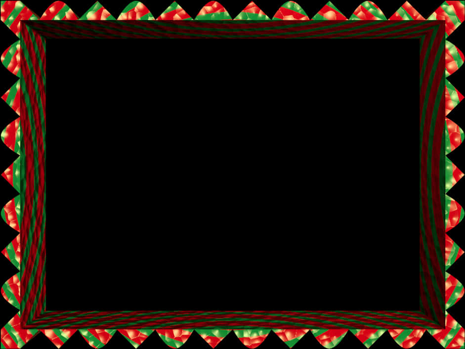 Festive Red Green Frame