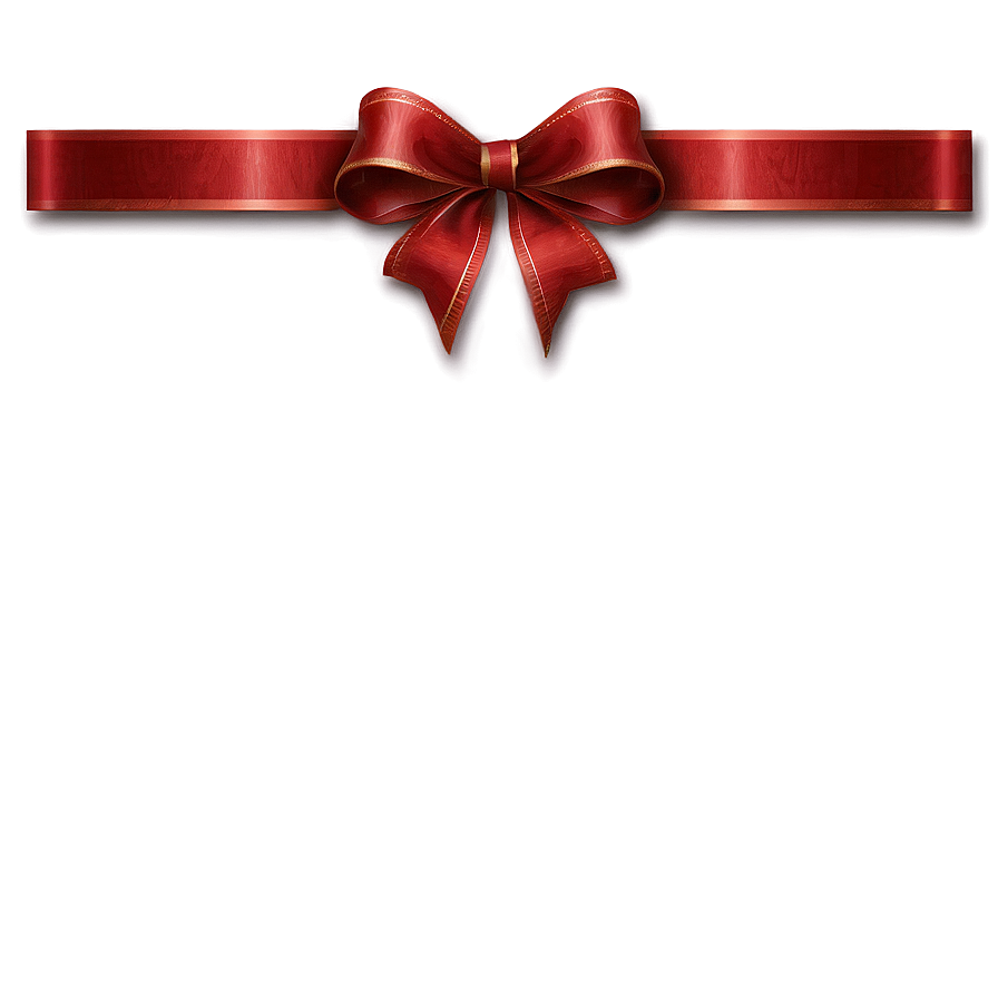 Festive Red Ribbon Png 84