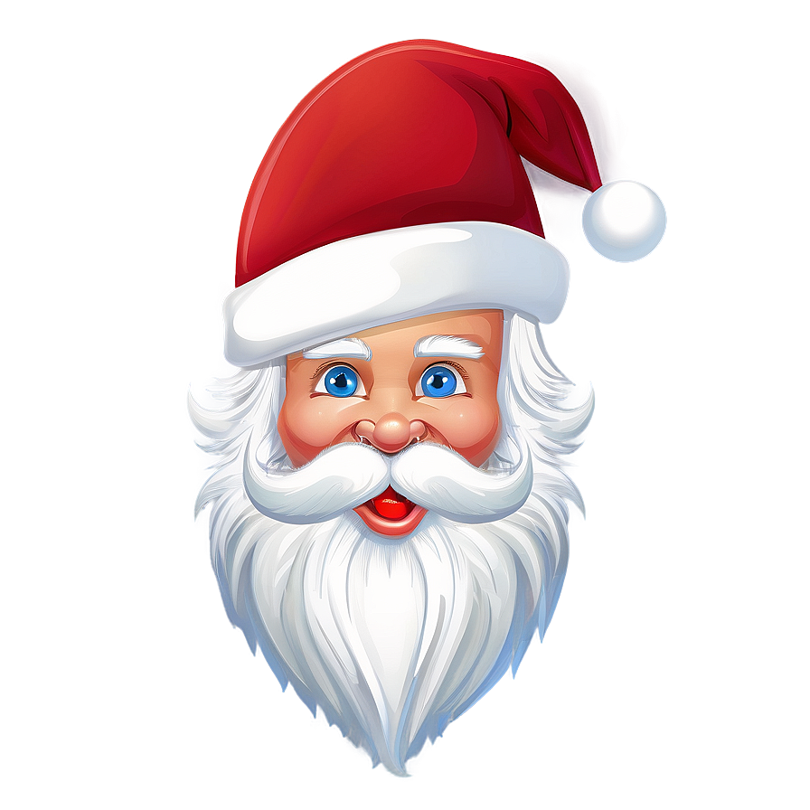 Festive Santa Face Png Dfi7