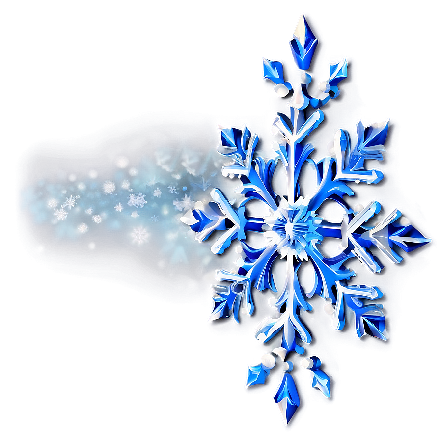 Festive Snowflakes Background Png 2