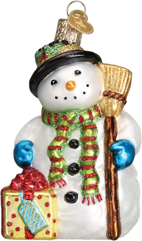 Festive Snowman Christmas Ornament