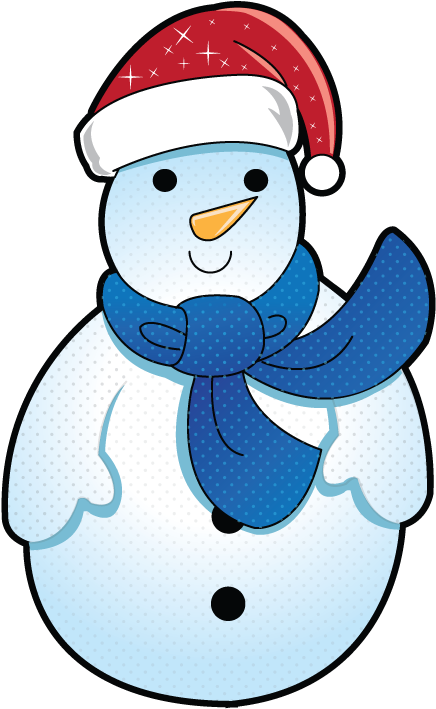 Festive Snowman Clipart