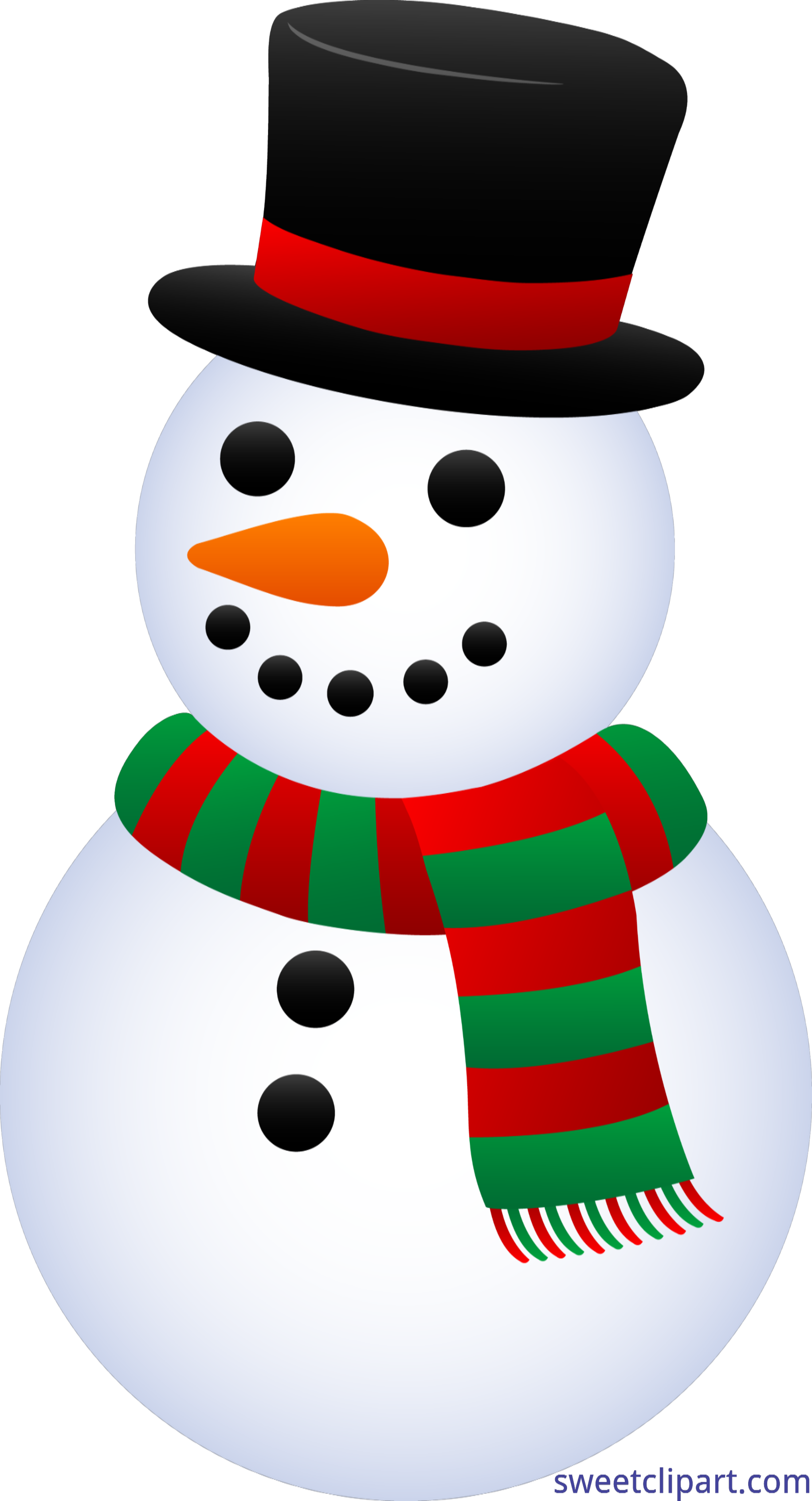 Festive Snowman Clipart