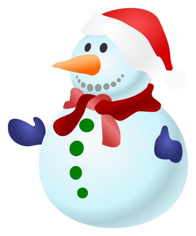 Festive Snowman Illustration