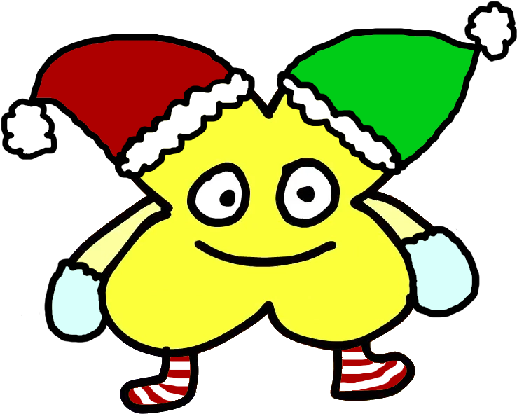 Festive Star Character Cartoon.png