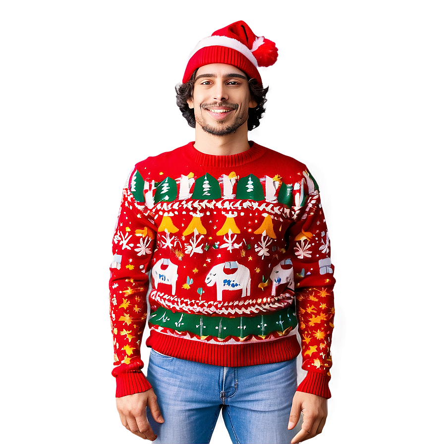 Festive Ugly Sweaters Png Ewm22