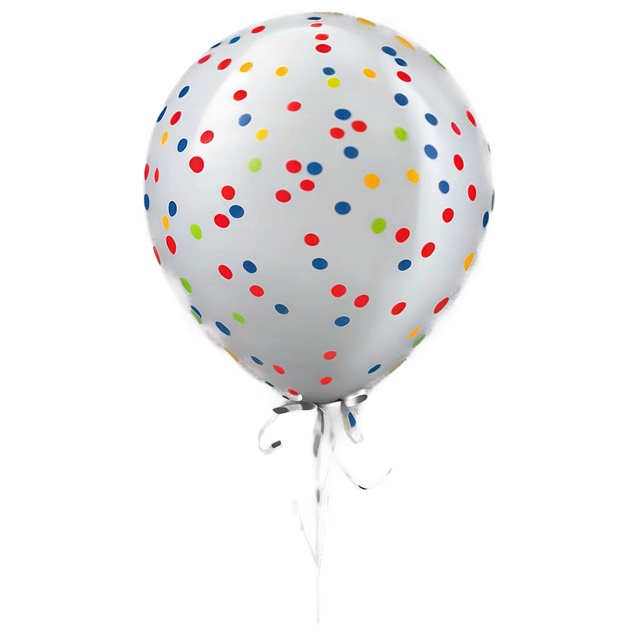 Festive White Balloon Png 06212024