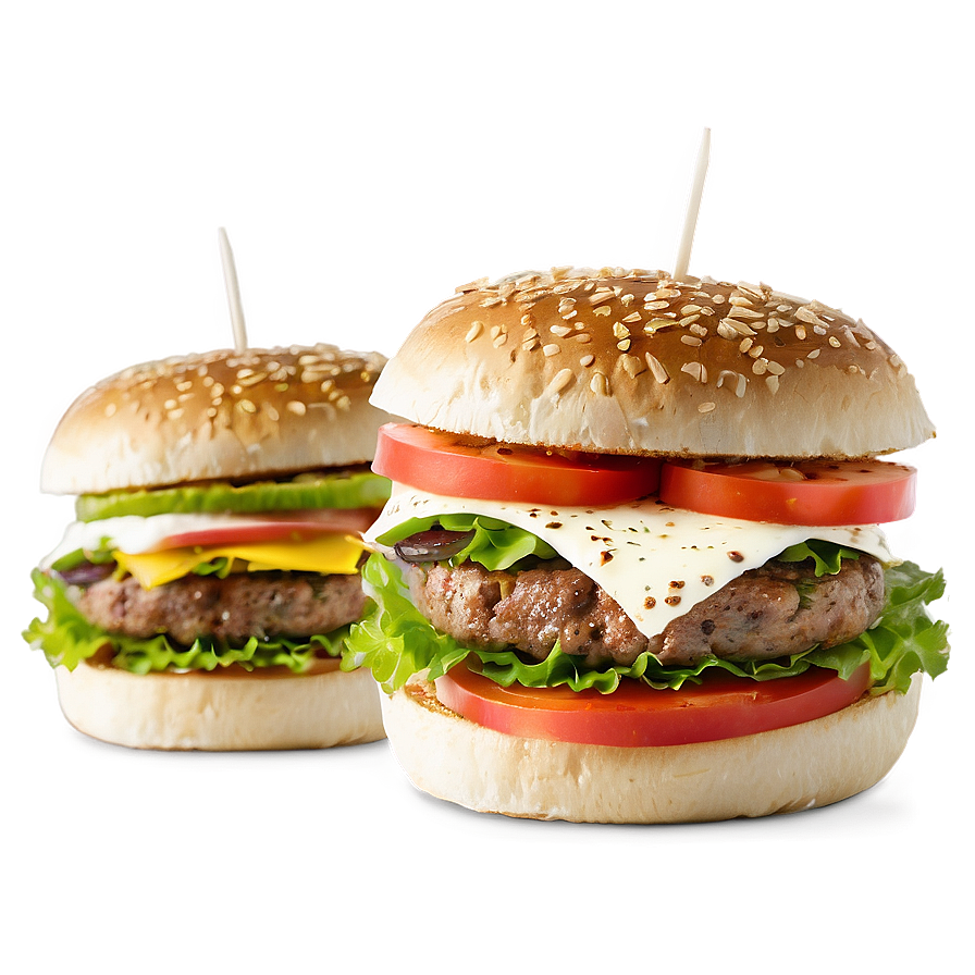 Feta Cheese Burger Png 05042024