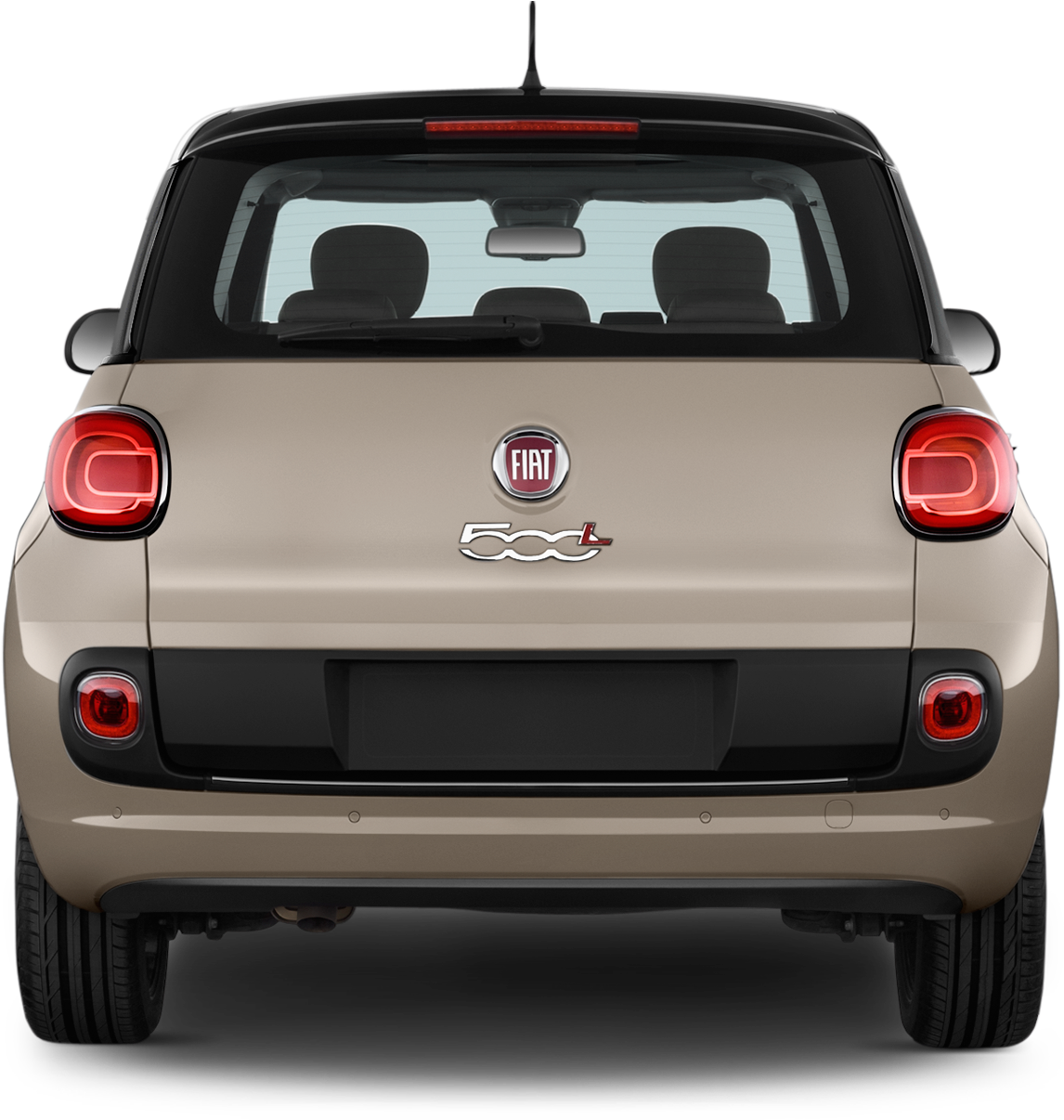 Fiat 500x Back View - Fiat 500 L Back, HD Png Download PNG with transparent background