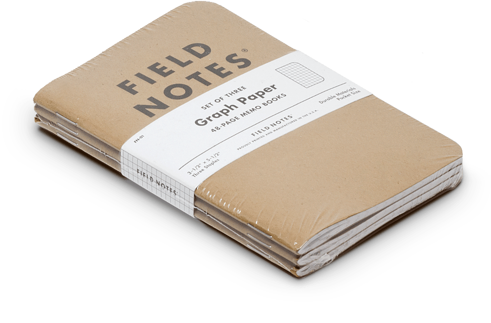 Field Notes Graph Paper Notebooks