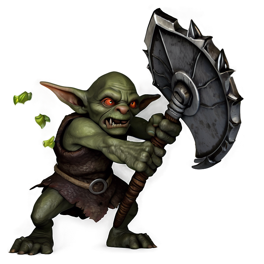 Fierce Goblin Warrior PNG bhd33 PNG image with a transparent background, free high-resolution download