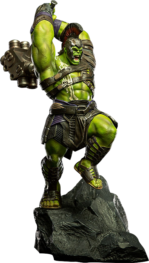 Fierce Hulk Statue Pose