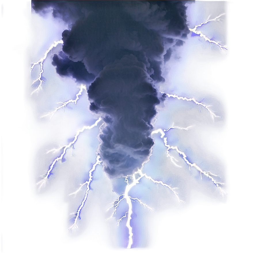 Fierce Lightning Strike Png 95