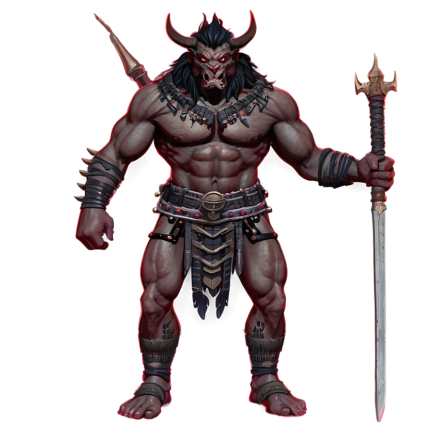 Fierce Oni Warrior Png Roa73