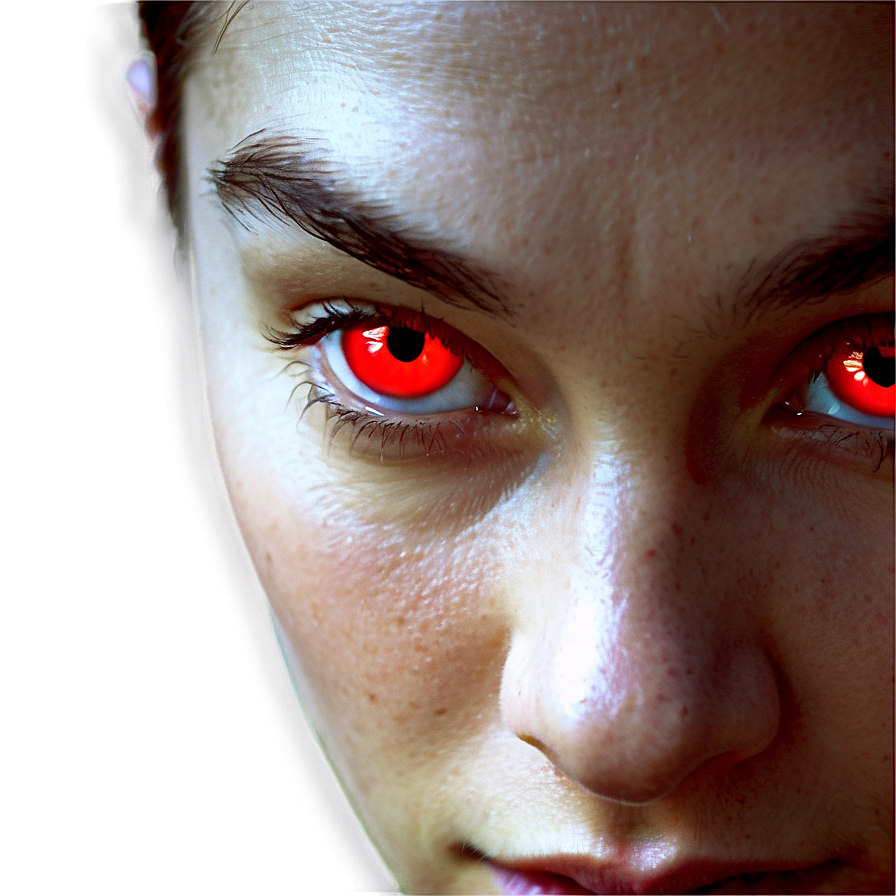 Fierce Red Eye Glow Png Oyl40