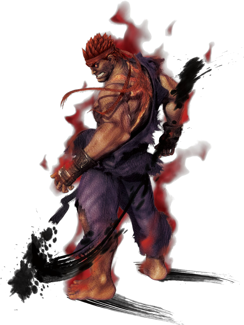 Evil Ryu Super Street Fighter, HD Png Download PNG with transparent background