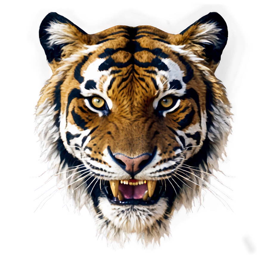 Fierce Tiger Face Png Crs94