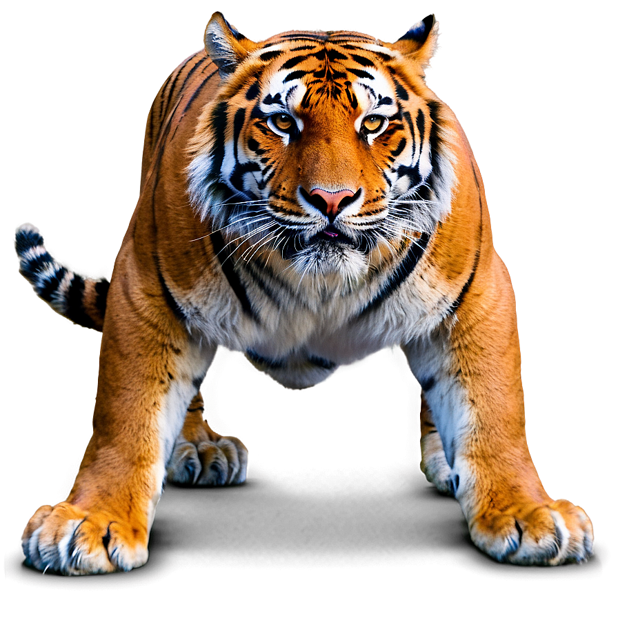 Fierce Tiger Stance Png Clx