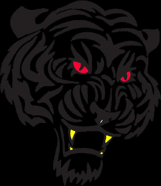 Fierce Tiger Tattoo Design