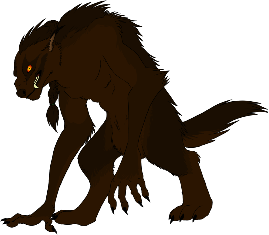 Werewolf The Elder Scrolls Online, Werewolf, Wolf - Werewolf Shadow Transparent Background, HD Png Download PNG with transparent background