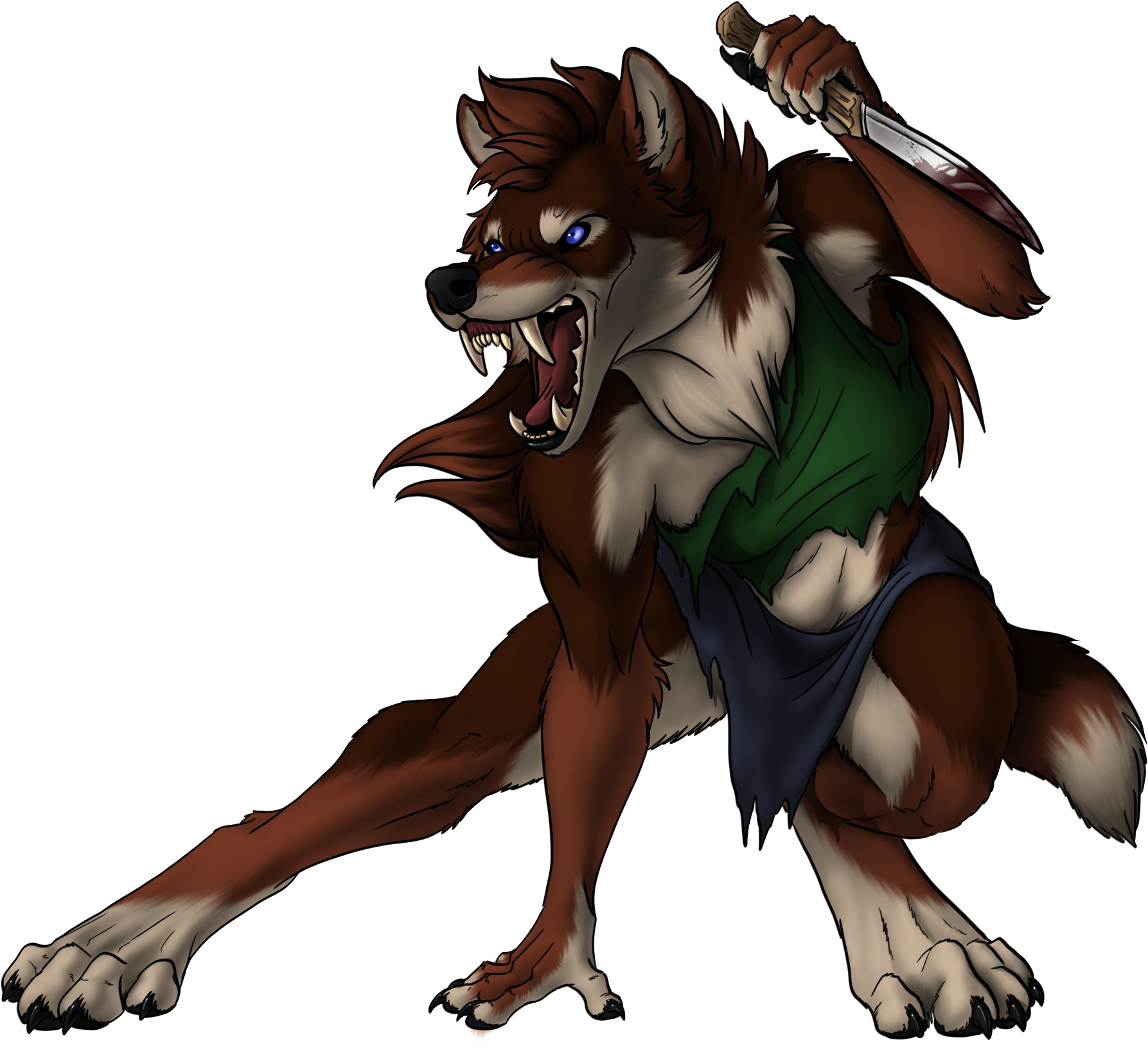 Werewolf Transparent - Werewolf Humanoid, HD Png Download PNG with transparent background