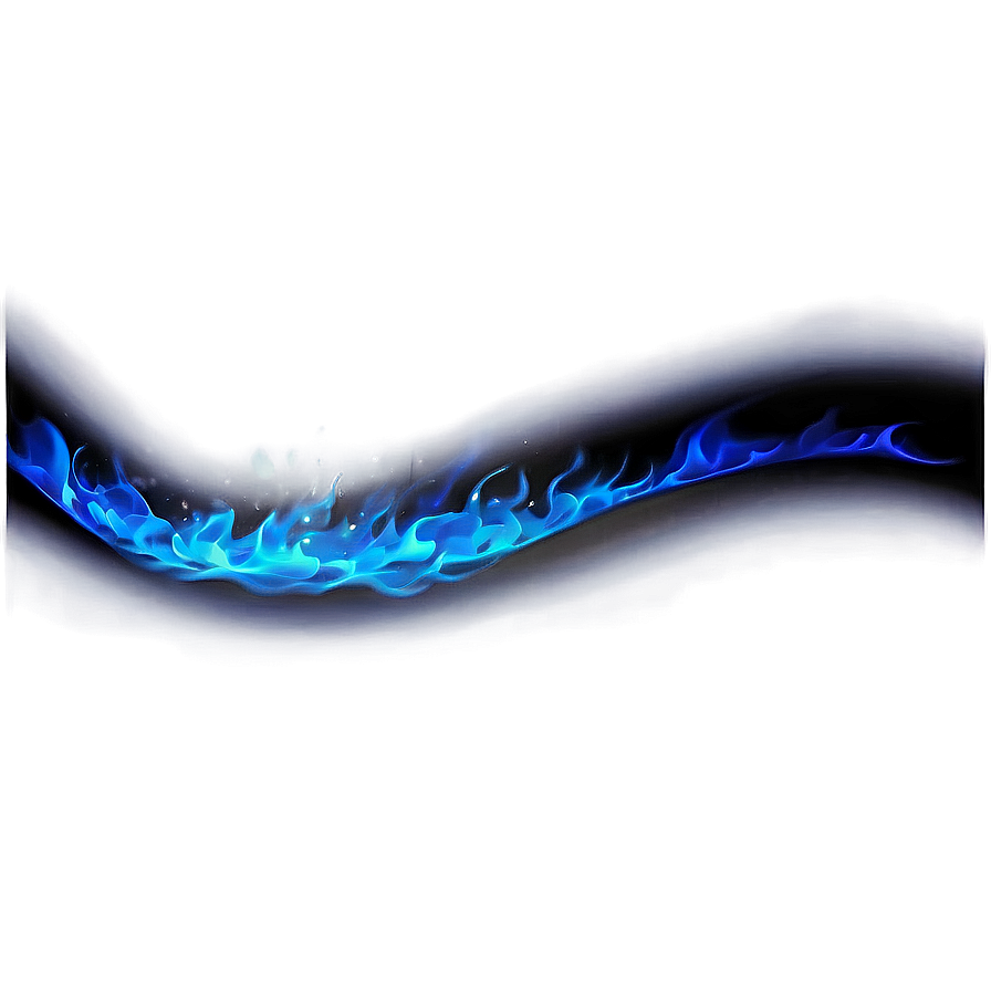 Fiery Blue Flame Background Png 21