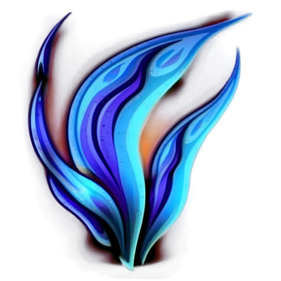 Fiery Blue Flame Background Png Ivw