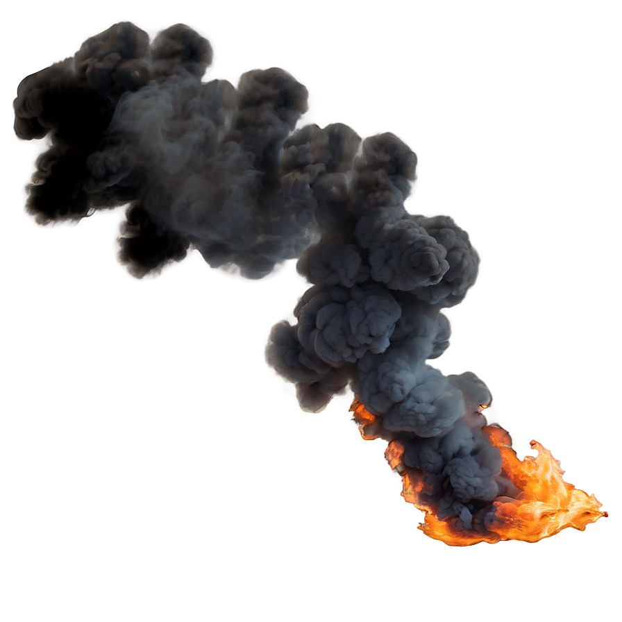 Fiery Burnout Smoke Png Qvg74