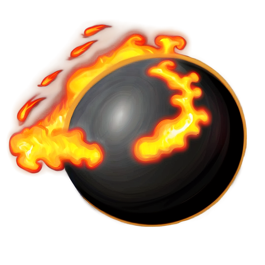 Fiery Cannonball Flight Png Qkp47