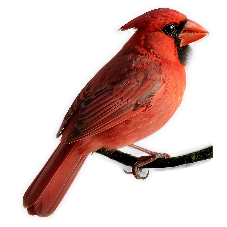 Fiery Cardinal Art Png Yjf