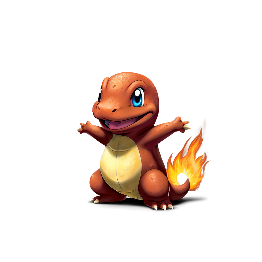 Fiery Charmander Illustration PNG xlq PNG with transparent background