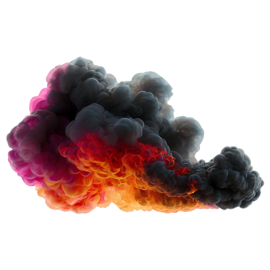 Fiery Color Smoke Stream Png Ubo61