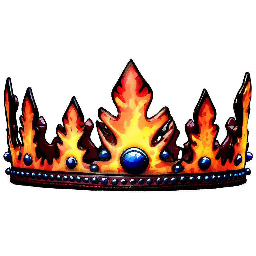 Fiery Crown Graphic Png 20