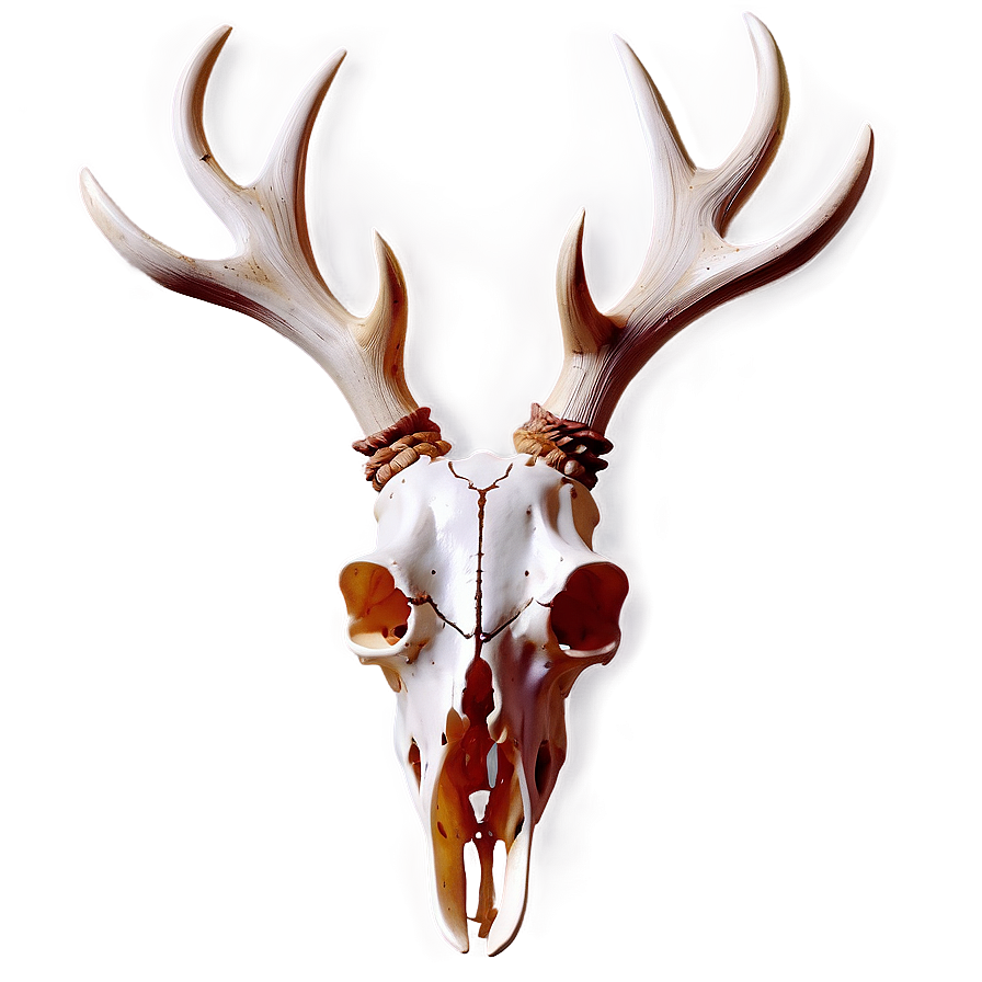 Fiery Deer Skull Design Png Gpq70