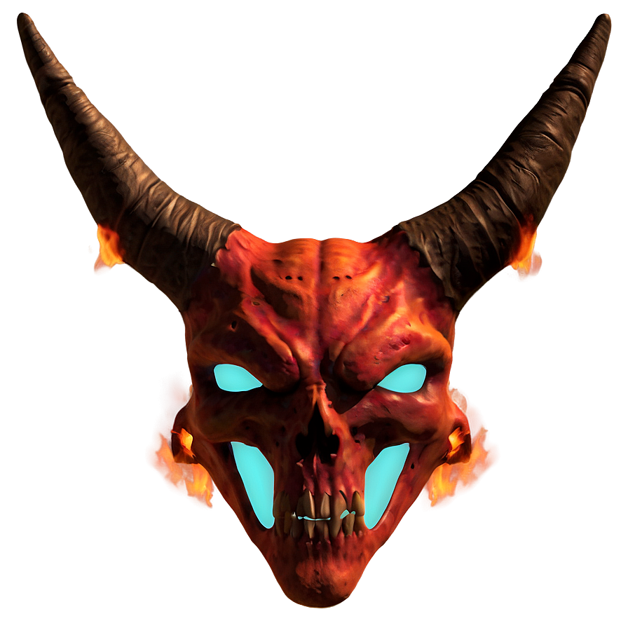 Fiery Devil Horns PNG xby55 PNG with transparent background