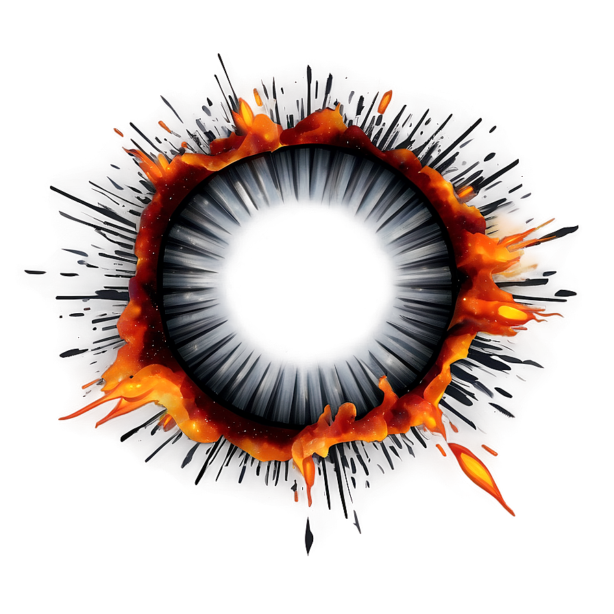 Fiery Explosion Design PNG 21 PNG with transparent background
