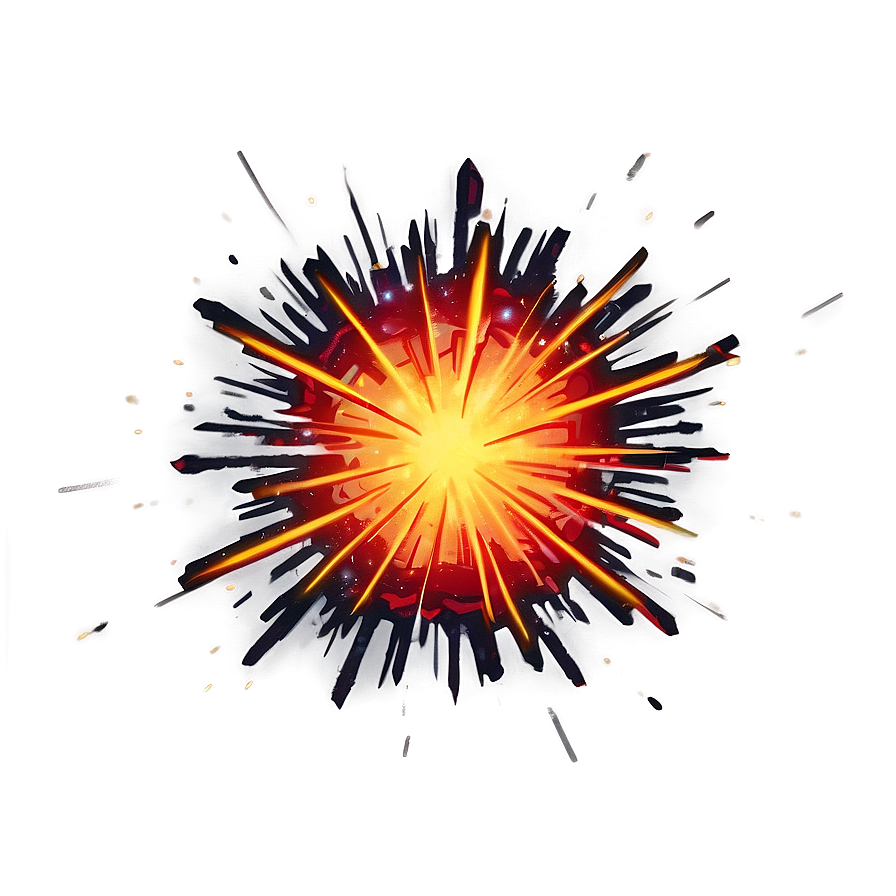 Fiery Explosion Design PNG teb9 PNG with transparent background