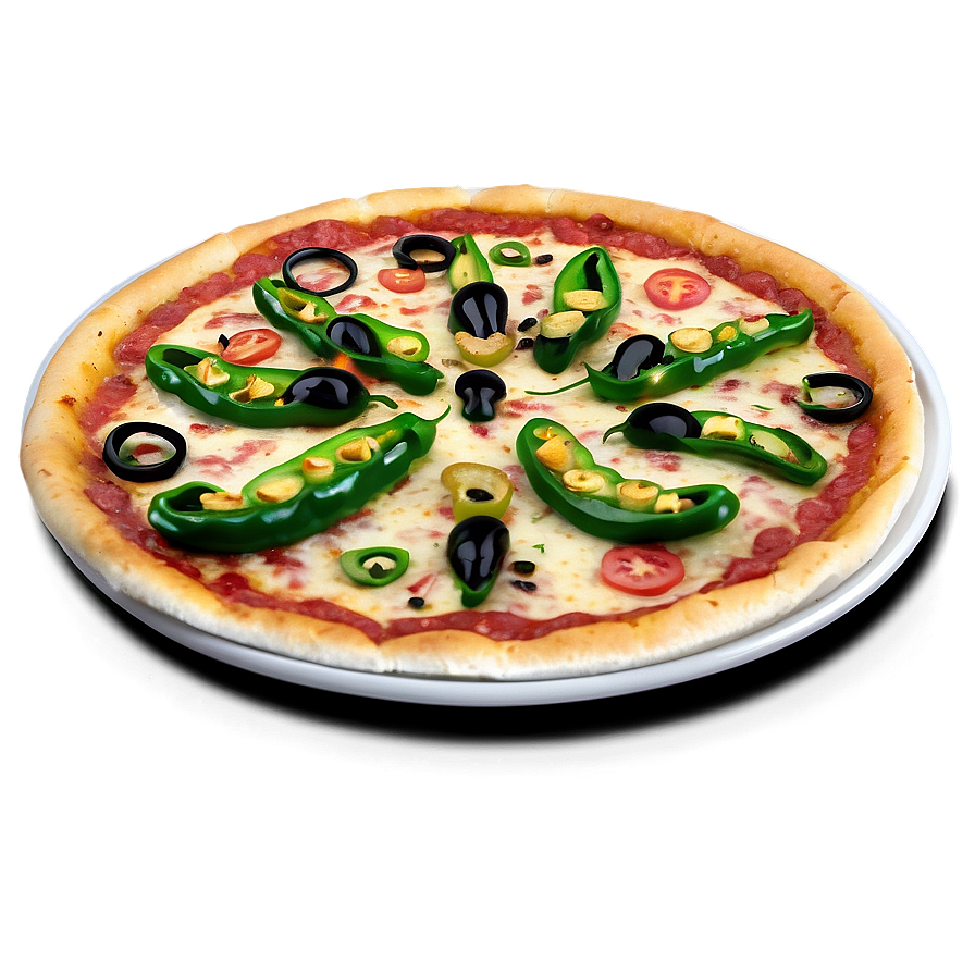 Fiery Jalapeño Pizza Png 33