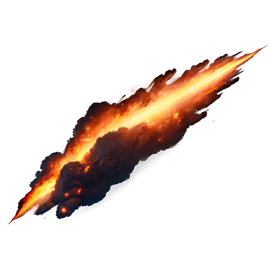 Fiery Meteor PNG hsy PNG with transparent background