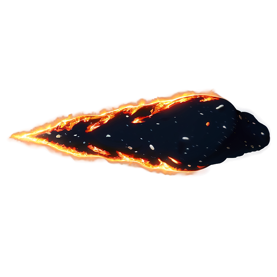 Fiery Meteor PNG mts17 PNG with transparent background
