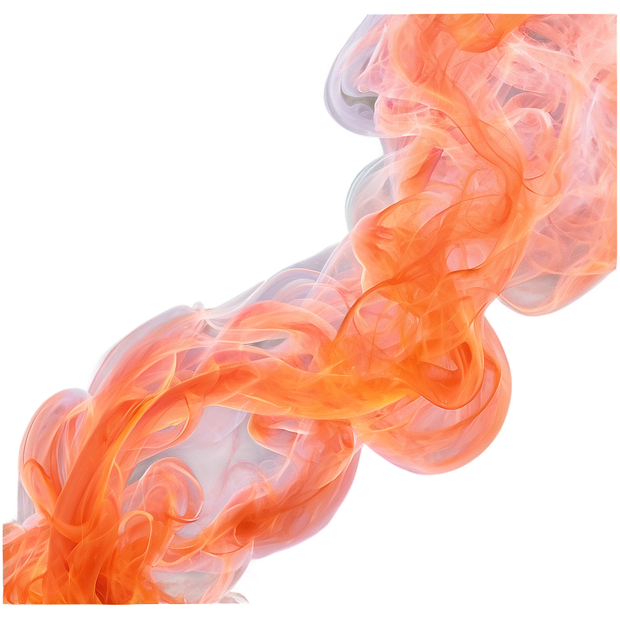 Fiery Orange Smoke Texture Png 06262024