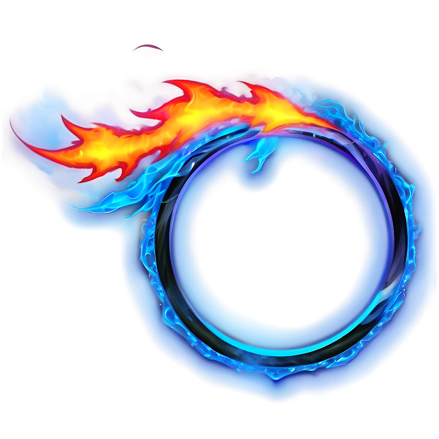 Fiery Orb Circle Png 24