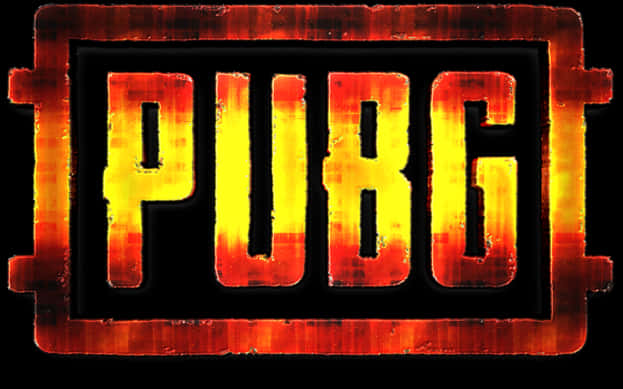 Fiery P U B G Logo