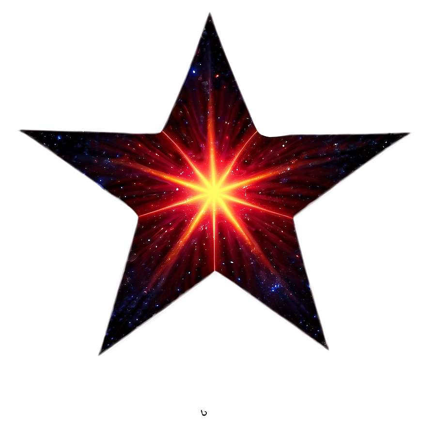 Fiery Red Star Png 88