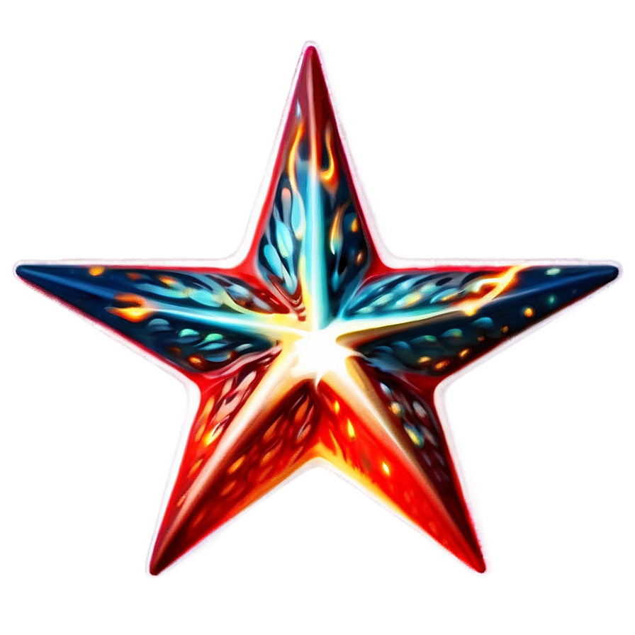 Fiery Red Star PNG boh74 PNG image with a transparent background, free high-resolution download