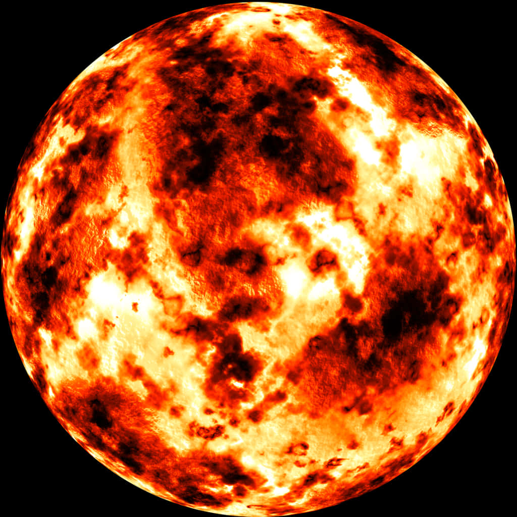 Fiery Sun Close Up