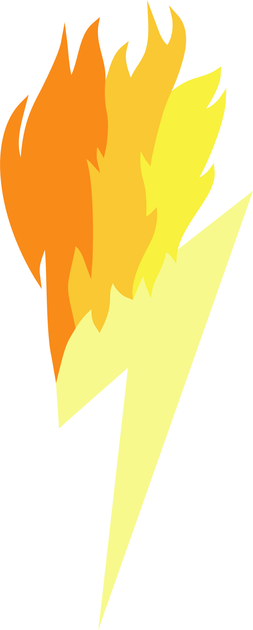 Fiery Thunderbolt Graphic