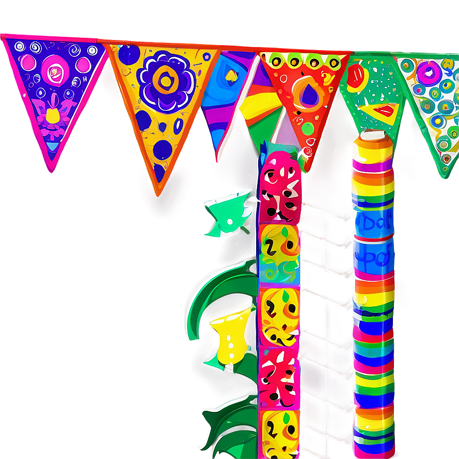 Fiesta Banner For Outdoor Party Png Xxu