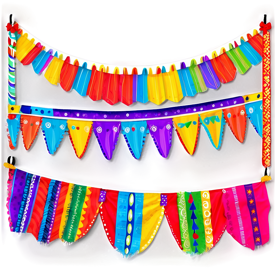 Fiesta Fabric Banner Png Cql7